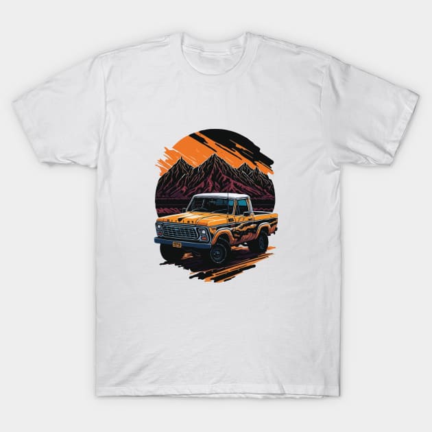 Ford Raptor 4x4 Vintage Truck T-Shirt by Cruise Dresses